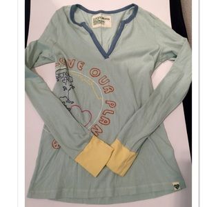 Lucky brand long sleeve shirt large